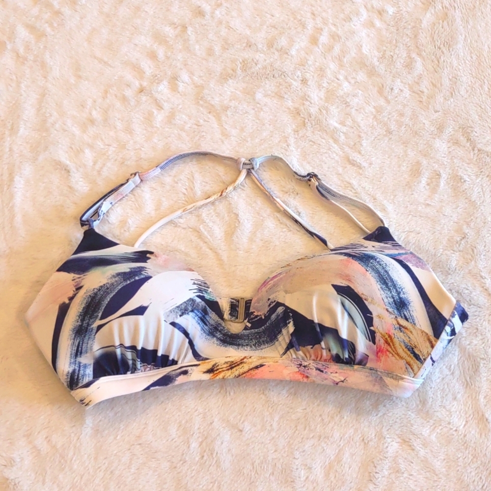 NWOT Athleta Vivid Prism Back Bikini Top
